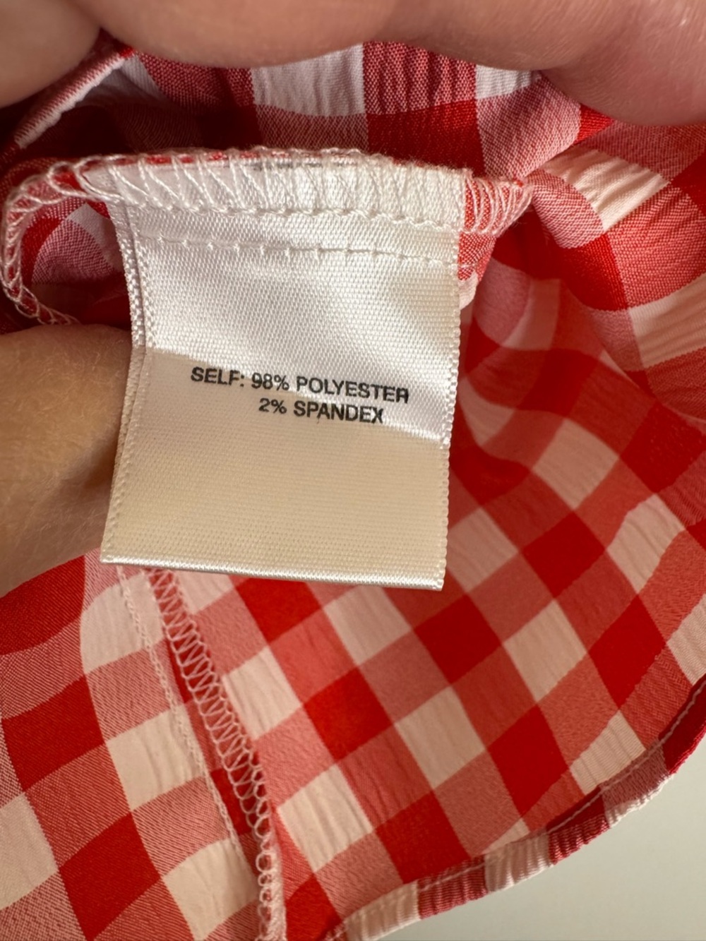Rose & Olive Red Check Top - Picture 4 of 6